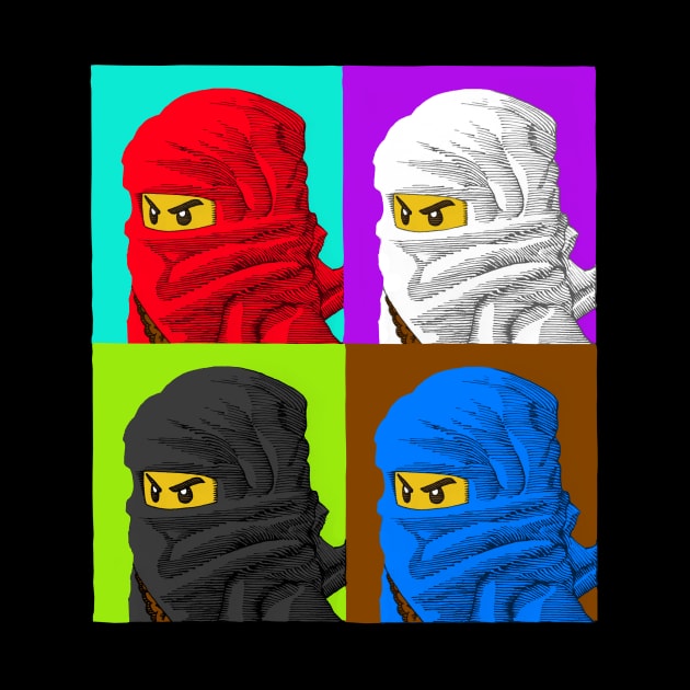 Ninjago Warhol by Hundredhands