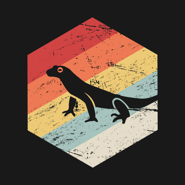 Retro Vintage Lizard Salamander Icon by Wizardmode