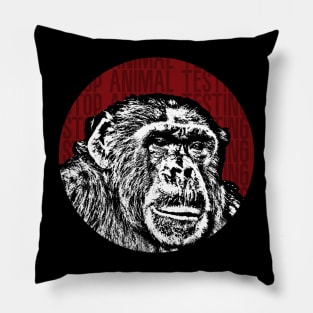 Stop Animal Testing Pillow