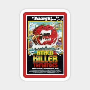Classic (?) Science Fiction Movie Poster - Attack of the Killer Tomatoes Magnet