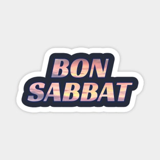 Happy Sabbath French Adventist Greeting Bon Sabbat Magnet