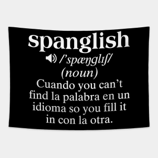 Spanglish Mexican Puerto Rican Venezuelan Spanish Teacher Tapestry