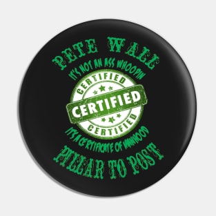 BDW PETE WALL TEE Pin