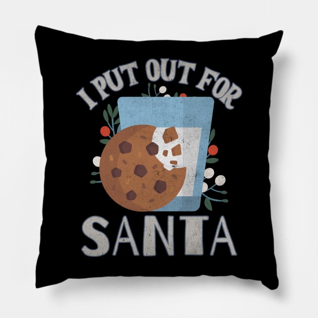 I Put Out For Santa Pillow by BankaiChu