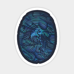 Kiwi fingerprint Magnet