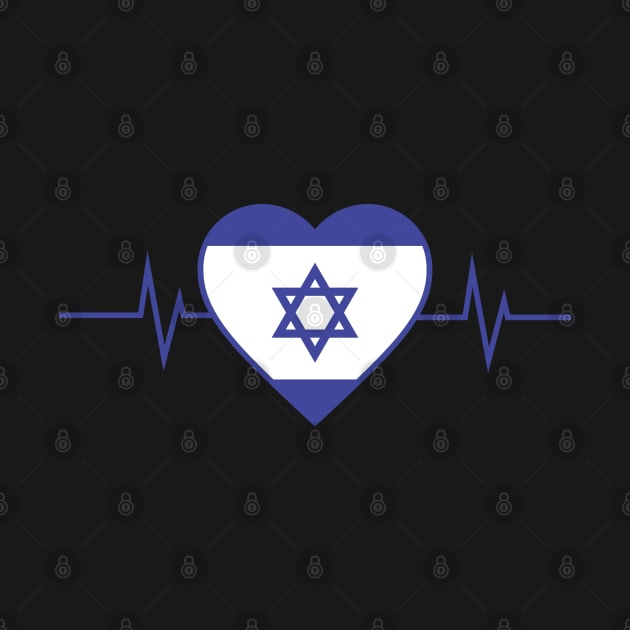 My Heart Beats for Israel - Israeli Pride by Bellinna