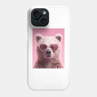 Adorable Pink Bear Phone Case