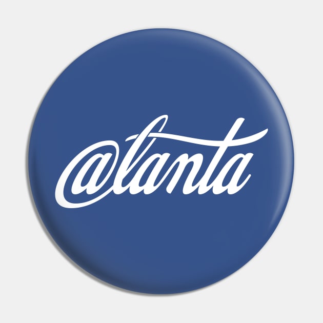 @lanta Script White Pin by MonkeyColada