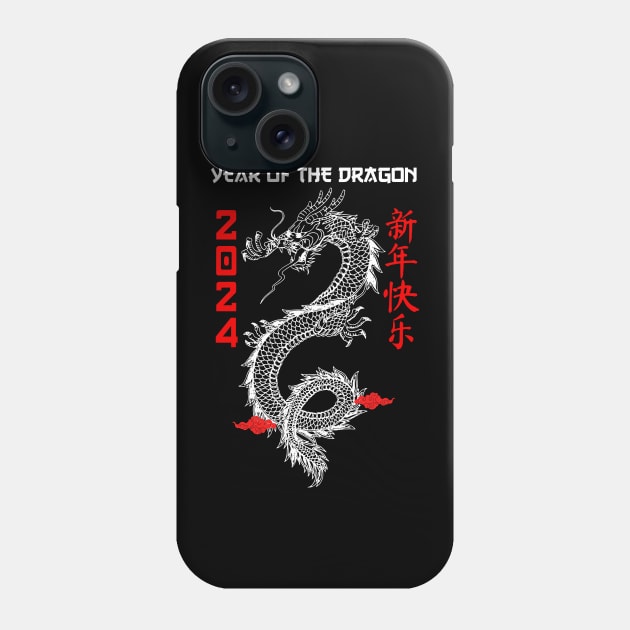 2024 Year Of The Dragon Lunar Year 2024 Phone Case by Danemilin