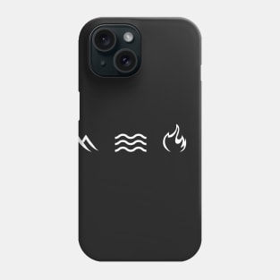 Minimal Four Elements Icon Phone Case