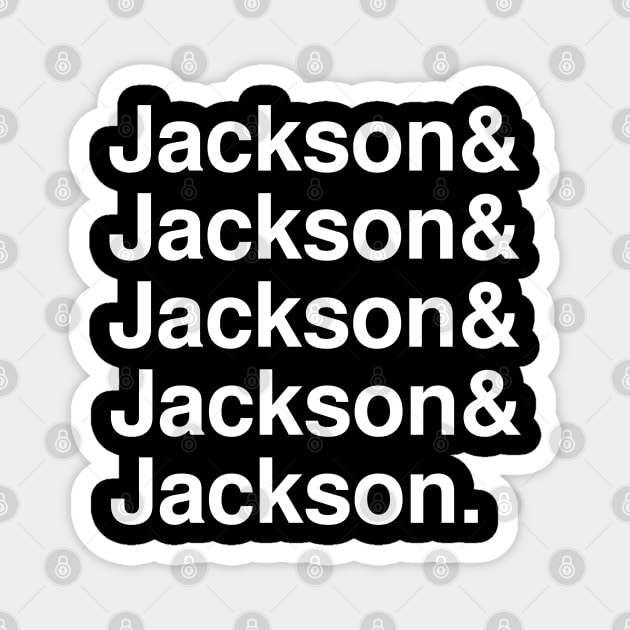 Jackson list Magnet by chateauteabag