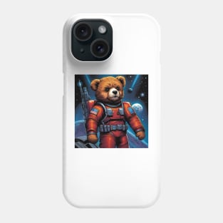 Teddy as a new recruit in the space Force Phone Case