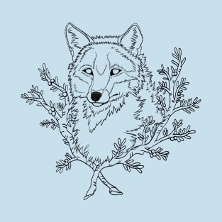 Fox and Floral T-Shirt