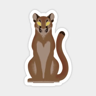 Minimalist Cougar Magnet