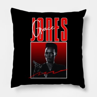 Grace jones///original retro Pillow