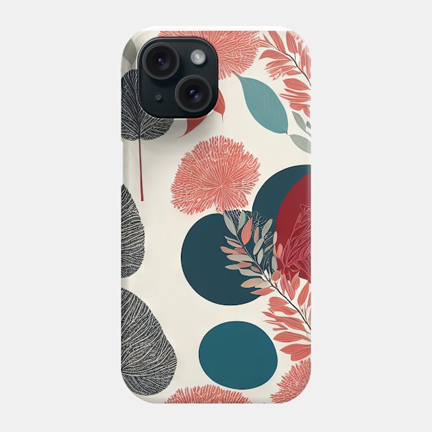 Chromatic Botanic Abstraction #78 Phone Case by Sibilla Borges