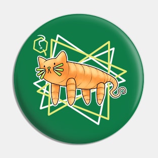 Carrot Cat Pin