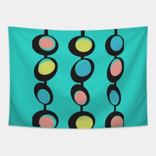 Pastel MCM Atomic Bubbles Tapestry