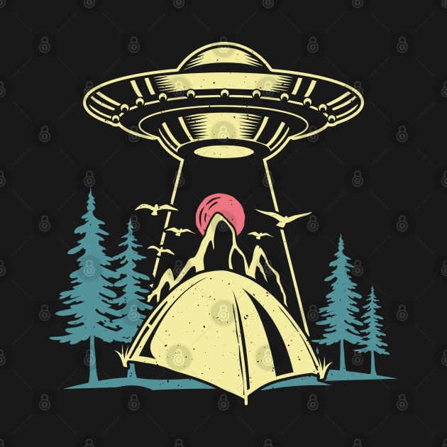 Alien Ufo Camping by Dylante