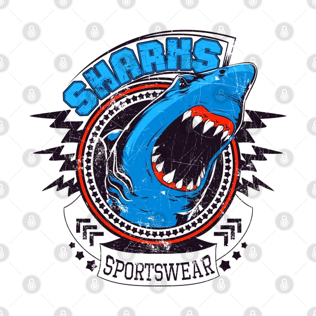 Sharks Sports Wear by Animox