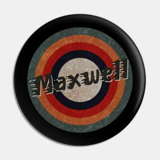 Retro Color Typography Faded Style Maxwell Pin