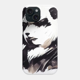 Panda Bear Wild Nature Free Spirit Art Brush Painting Phone Case