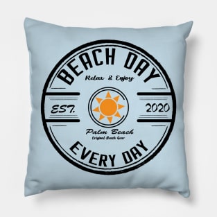 Beach Day Design Pillow