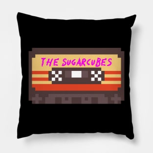 The Sugarcubes 8bit Cassette Tape Pillow