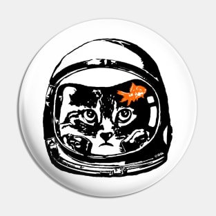 Space Cat and the Goldfish Pin