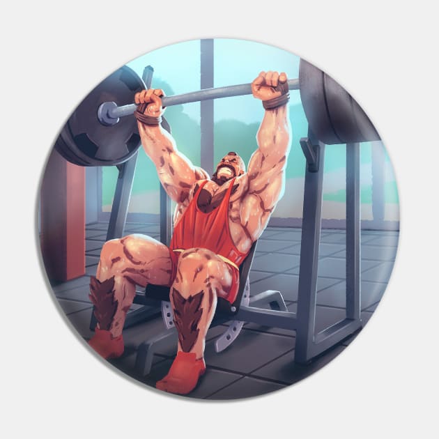 Workout Zangief Pin by HeyJay