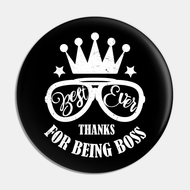 Proud Boss Employee Appreciation Office Men Funny Boss,Best Boss Ever Pin by KRMOSH