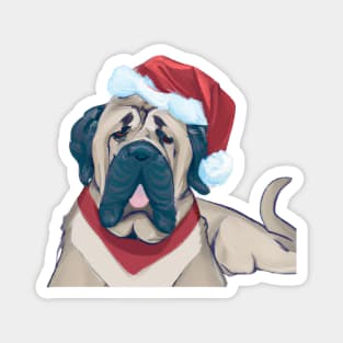 Cute Mastiff Drawing Magnet