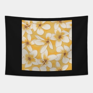 Yellow  Frangipani Tapestry