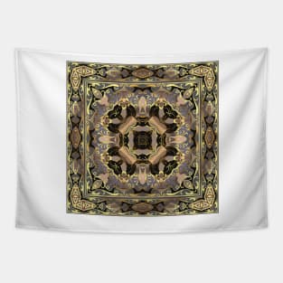 Arabic ornate square pattern Tapestry