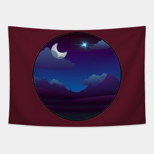 Night time, Chill time Tapestry