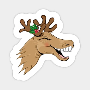 A laughing elk Magnet