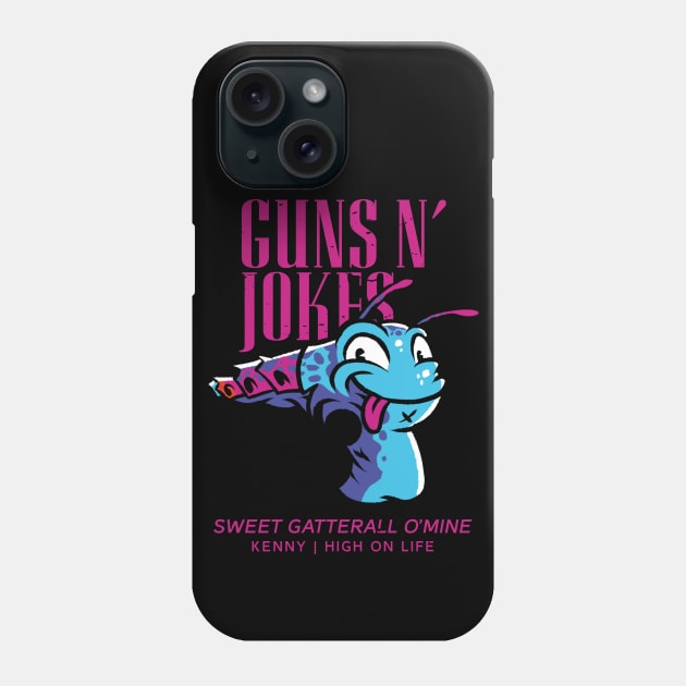 Guns and Jokes Phone Case by Games Artwork