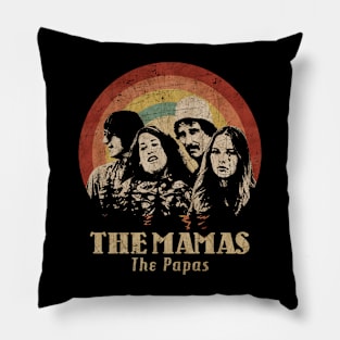 Retro Sunset The Mamas And The Papas Pillow