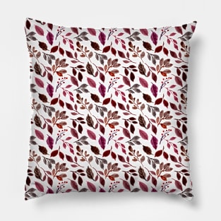 Watercolour leaf Pattern Pillow