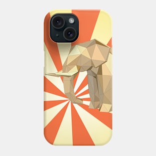 Colorful Elephant In Sun Ray Phone Case