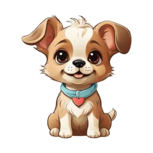 cute puppy smiling T-Shirt