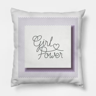 Girls Have the Power to Change the World Pillow