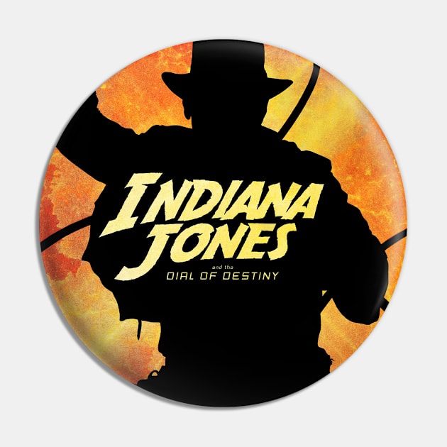 Indiana Jones Pin by Buff Geeks Art