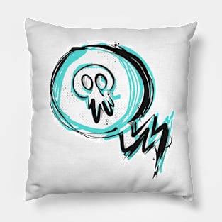 Skull Bubble 01 Pillow