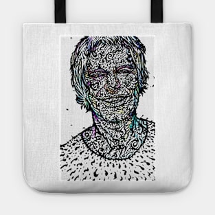 TIMOTHY LEARY watercolor and ink portrait Tote