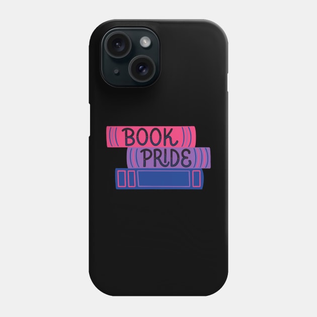 Bi Book Pride Phone Case by Made Adventurous