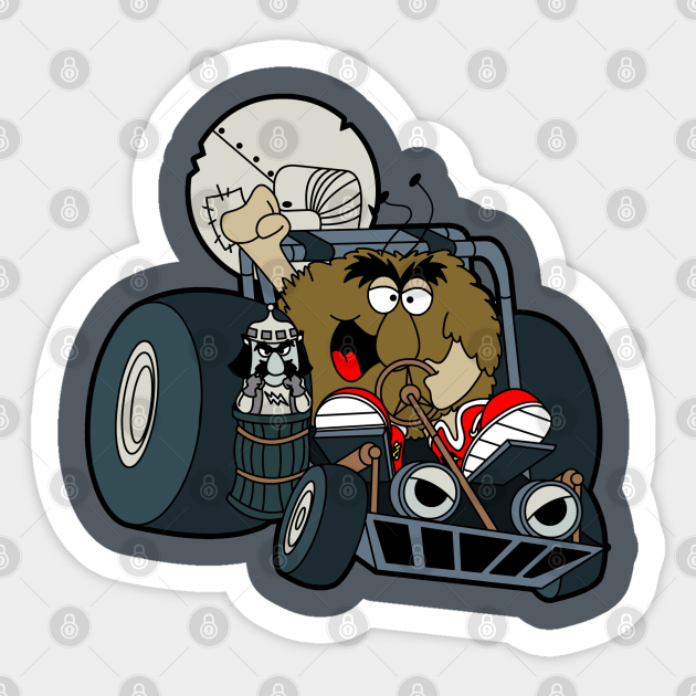 Murky and Lurky Cruise Round In Their Grunge Buggy - Rainbow Brite - Sticker