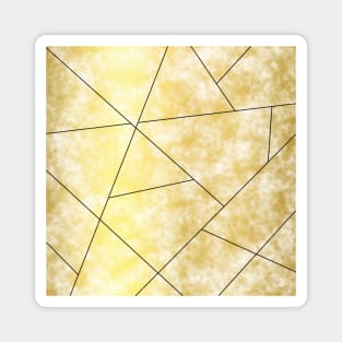 Stylish Gold Pattern Magnet