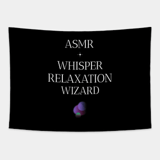 ASMR Whisper Relaxation Wizard Wellness, Self Care and Mindfulness Tapestry