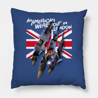 AN AMERICAN WEREWOLF IN LONDON - Union Jack Rips Pillow
